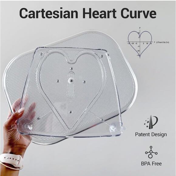 Lamu Lazy Susan Turntable Organizer for Refrigerator 15.67'' X 11.73”Rectangular - Picture 3 of 8